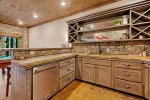 Copperline Lodge - Lower Level Wet Bar with Dishwasher
